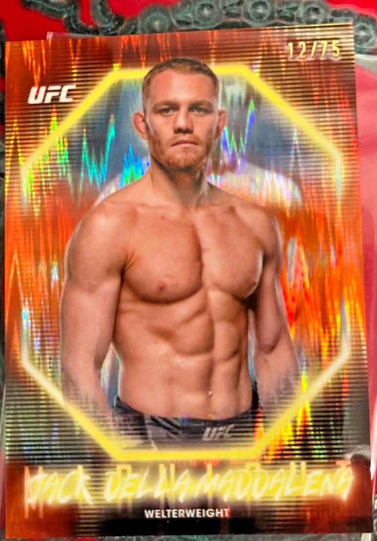 Jack Della Maddalena 2025 Topps Midnight UFC Base #36 Dusk
