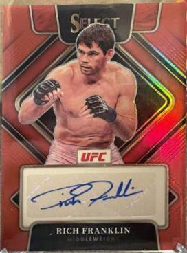 Rich Franklin 2022 Panini Select UFC Signatures #38 Black