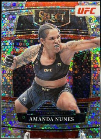 Amanda Nunes 2022 Panini Select UFC Octagonside #271 Disco