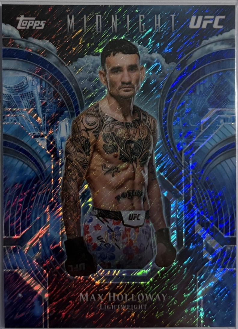 Max Holloway 2026 Topps Midnight UFC Night Watch #PC-1 Midnight