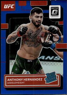 Anthony Hernandez 2023 Panini Donruss Optic UFC Base #110 Blue
