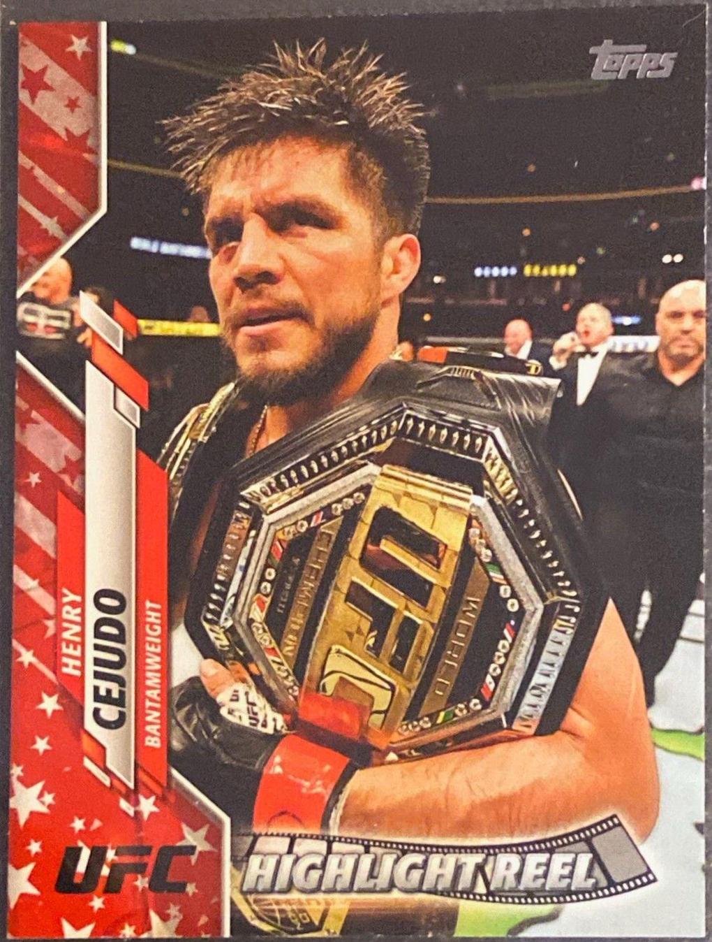 Henry Cejudo 2020 Topps UFC Base #99 Red