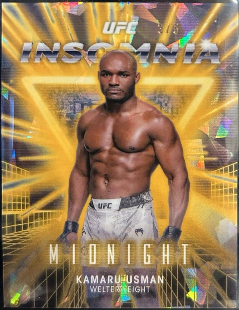 Kamaru Usman 2025 Topps Midnight UFC Insomnia #IN-15 Daybreak