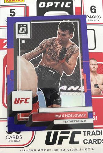 Max Holloway 2023 Panini Donruss Optic UFC Base #21 Purple