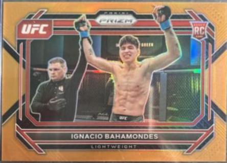 Ignacio Bahamondes 2023 Panini Prizm UFC Base #62 Orange