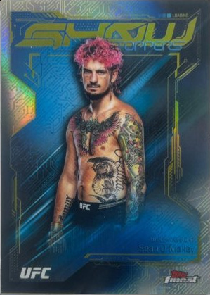 Sean O'Malley 2025 Topps Finest UFC Showstoppers #SS-18 Red Refractor