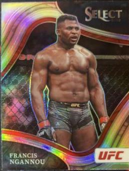Francis Ngannou 2022 Panini Select UFC Octagonside #239 Silver