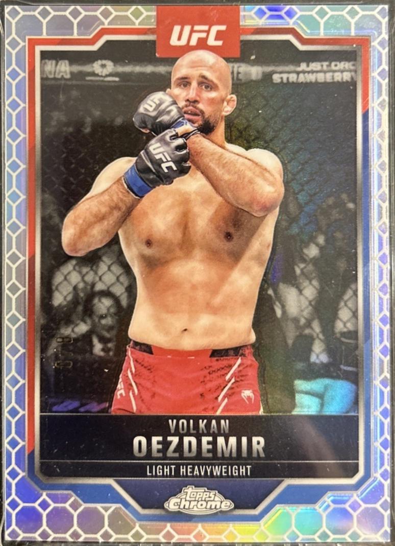 Volkan Oezdemir 2025 Topps Chrome UFC Base #193 OctaFractor