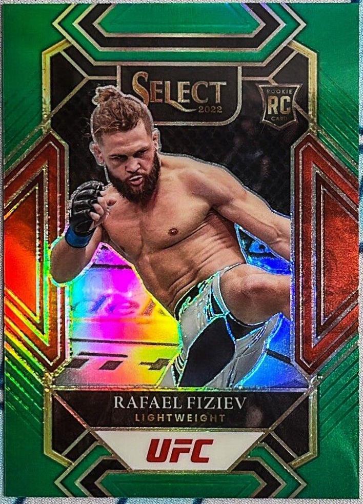 Rafael Fiziev 2022 Panini Select UFC Octagonside #234 Green