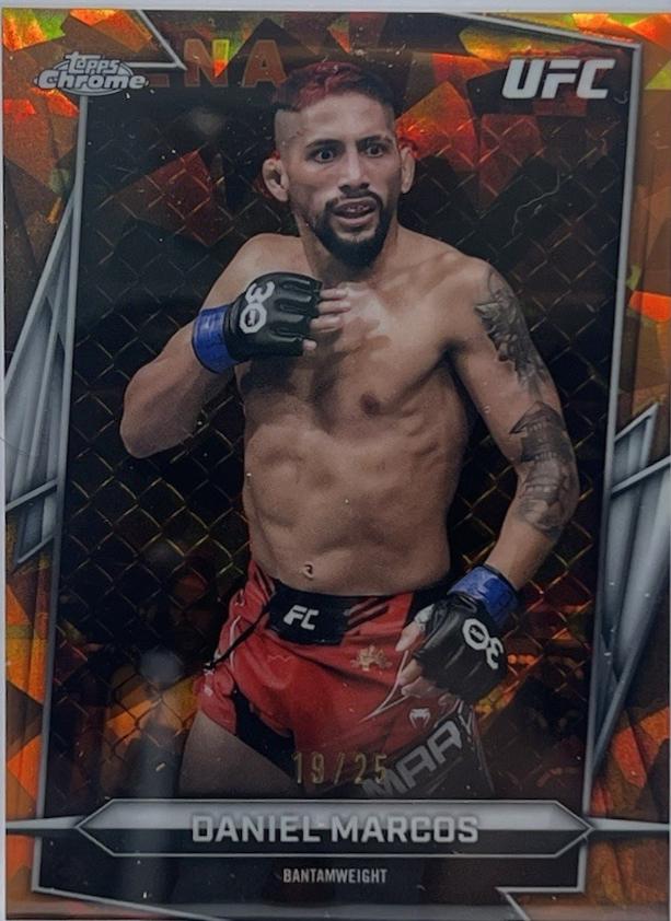 Daniel Marcos 2026 Topps Chrome UFC Base #43 Orange Refractor