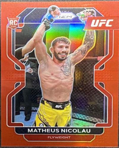 Matheus Nicolau 2022 Panini Prizm UFC Base #168 Red