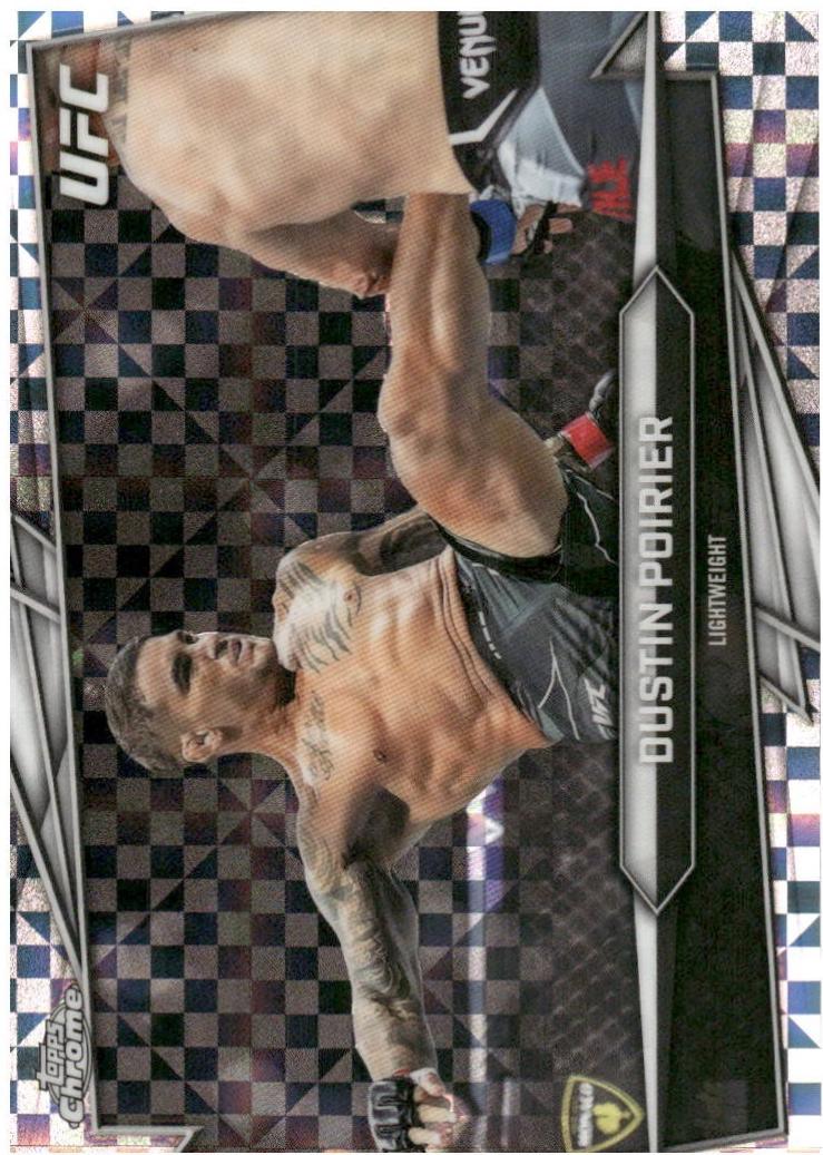Dustin Poirier 2026 Topps Chrome UFC Base #78 X-fractor