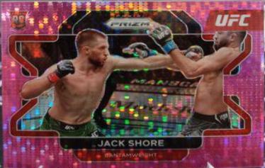 Jack Shore 2022 Panini Prizm UFC Base #33 Pink Pulsar
