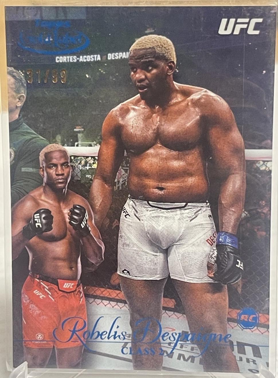 Robelis Despaigne 2024 Topps Gold Label UFC Base Class III #77 Blue