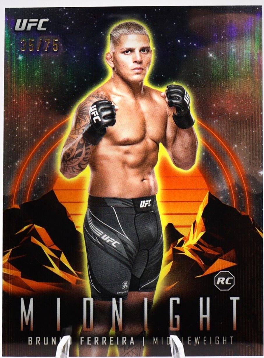 Brunno Ferreira 2024 Topps Midnight UFC Base #95 Dusk