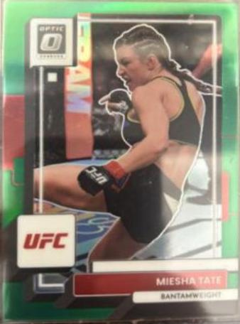 Miesha Tate 2023 Panini Donruss Optic UFC Base #36 Green