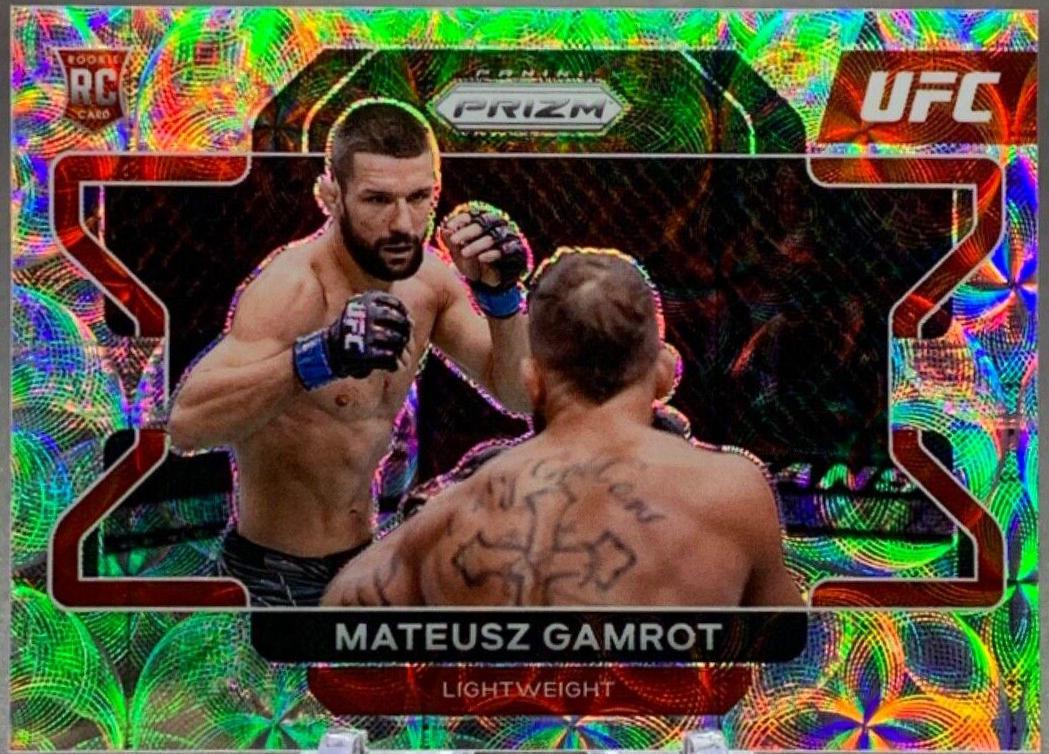 Mateusz Gamrot 2022 Panini Prizm UFC Base #66 Premium