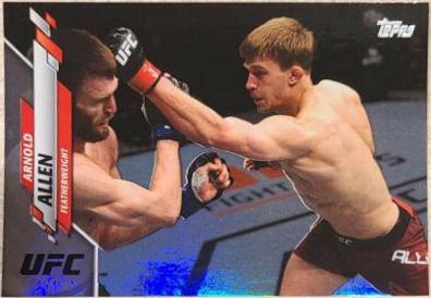 Arnold Allen 2020 Topps UFC Base #13 Rainbow Foil