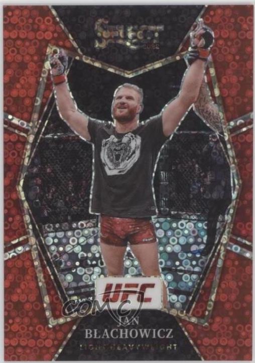 Jan Błachowicz 2022 Panini Select UFC Premier Level #133 Red Disco