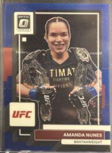 Amanda Nunes 2023 Panini Donruss Optic UFC Base #57 Blue