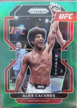 Alex Caceres 2022 Panini Prizm UFC Base #117 Green