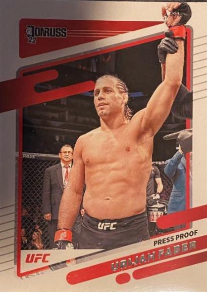 Urijah Faber 2022 Panini Donruss UFC Base #30 Press Proof Purple