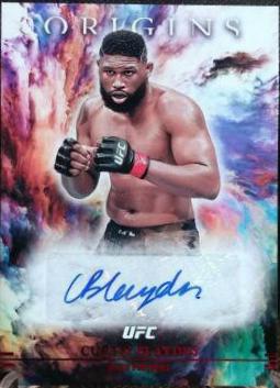 Curtis Blaydes 2021 Panini Chronicles UFC Chronicles Signatures #22 Red