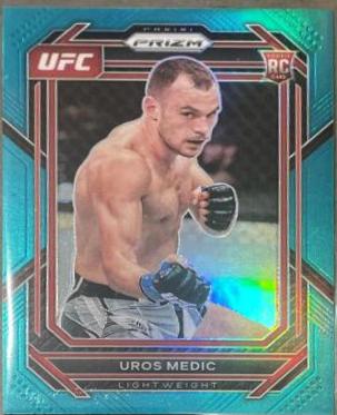 Uros Medic 2023 Panini Prizm UFC Base #158 Teal