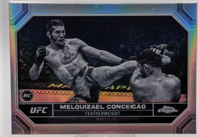 Melquizael Conceição 2024 Topps Chrome UFC Base #98 Negative Refractor