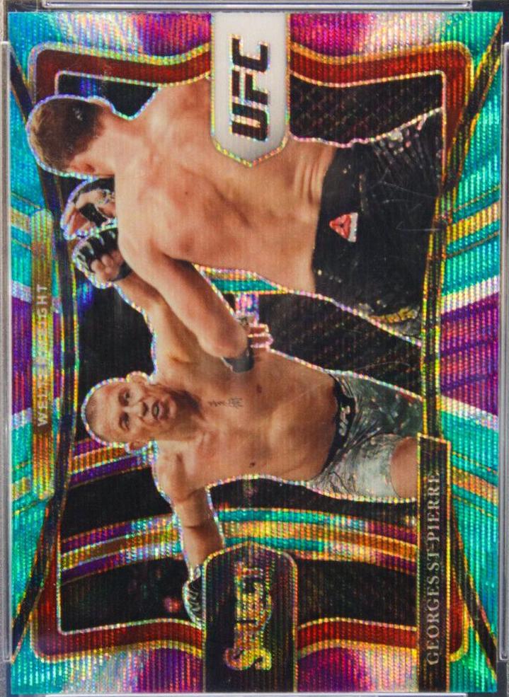 Georges St-Pierre 2021 Panini Select UFC Premier Level #135 Tri Color
