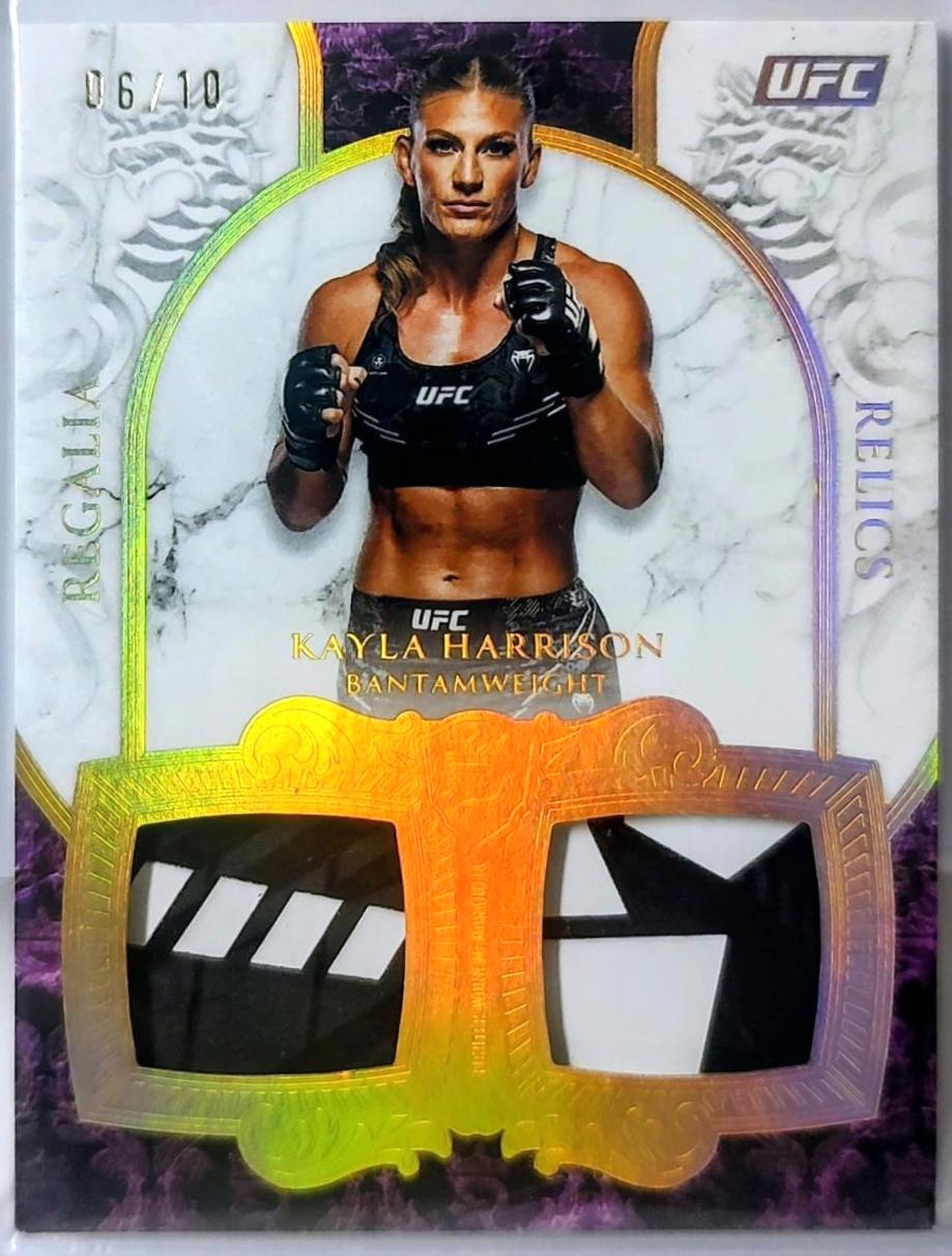 Kayla Harrison 2025 Topps Royalty UFC Regalia Relics #RR-KH Gold