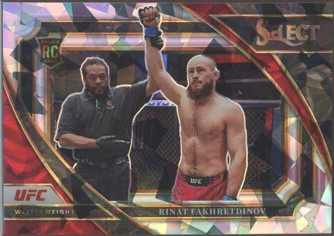 Rinat Fakhretdinov 2023 Panini Select UFC Mezzanine #380 Cracked Ice
