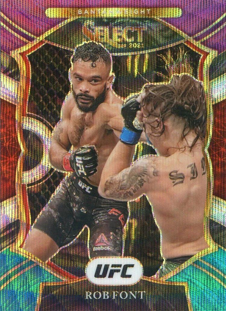 Rob Font 2021 Panini Select UFC Concourse #99 Tri Color