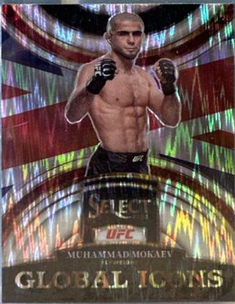 Muhammad Mokaev 2023 Panini Select UFC Global Icons #19 Silver