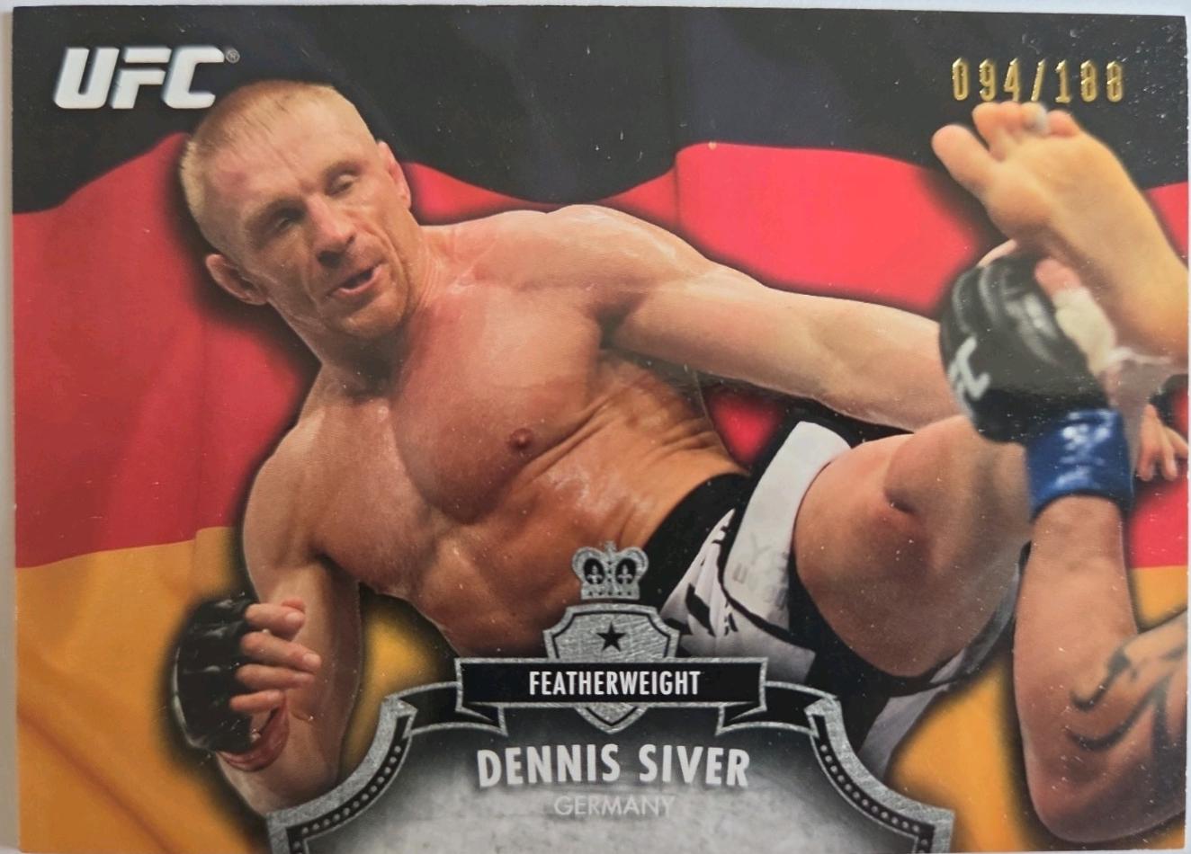 Dennis Siver 2012 Topps UFC Bloodlines Base #49 Independence Edition
