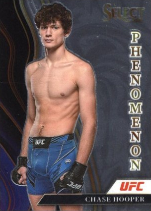 Chase Hooper 2022 Panini Select UFC Phenomenon #27 Black Flash