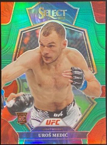 Uros Medic 2023 Panini Select UFC Premier Level #103 Green