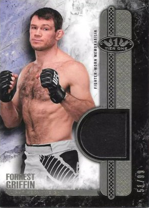 Forrest Griffin 2017 Topps UFC Knockout Tier One Relics #T1R-FG Blue