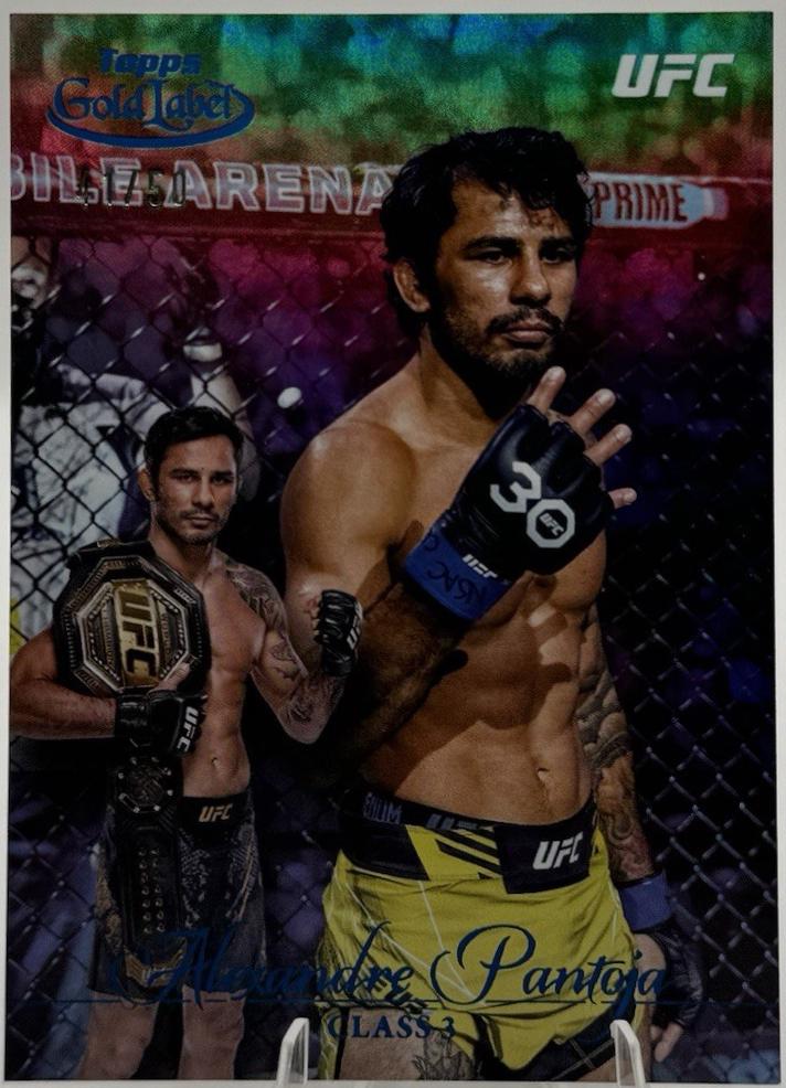 Alexandre Pantoja 2024 Topps Gold Label UFC Base Class III #2 Blue
