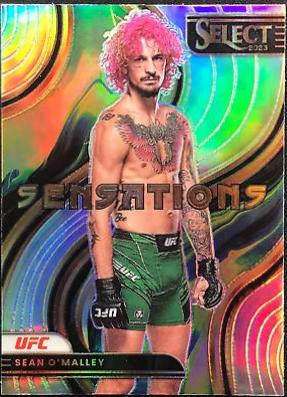 Sean O'Malley 2023 Panini Select UFC Sensations #15 Silver