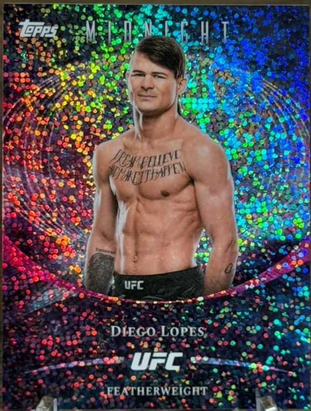 Diego Lopes 2026 Topps Midnight UFC Base #40 Twilight