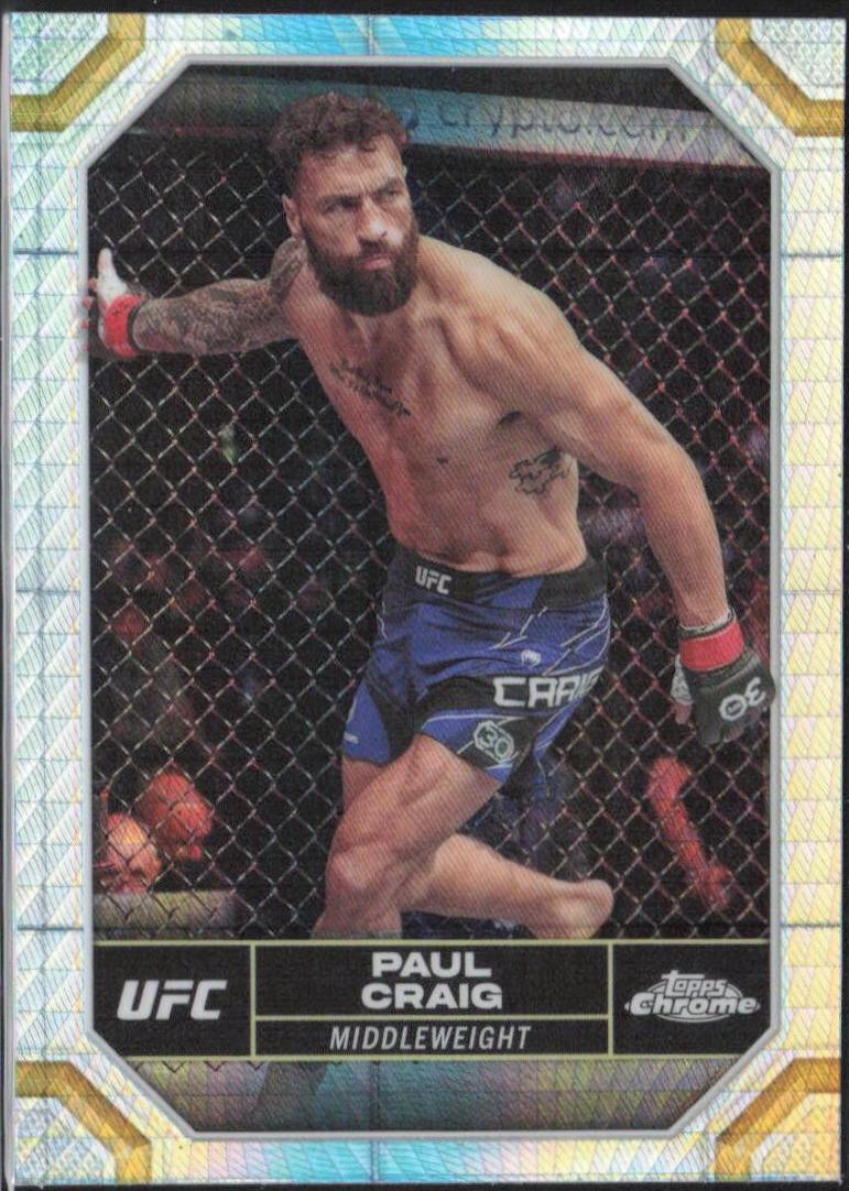 Paul Craig 2024 Topps Chrome UFC Base #153 Prism Refractor