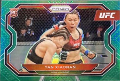 Yan Xiaonan 2021 Panini Prizm UFC Base #169 Green