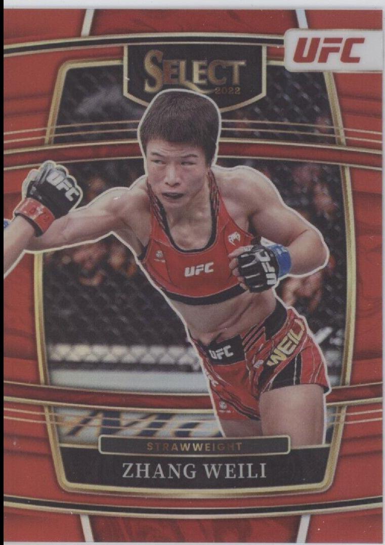 Zhang Weili 2022 Panini Select UFC Concourse #9 Red