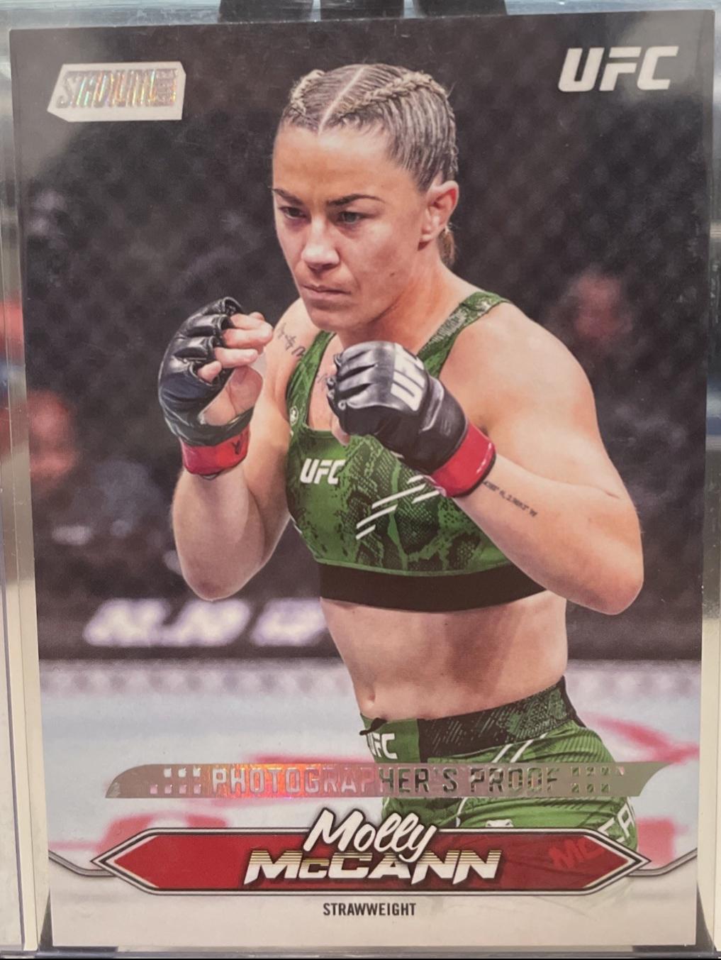 Molly McCann 2025 Topps Stadium Club UFC Base #182 Photographer's Proof