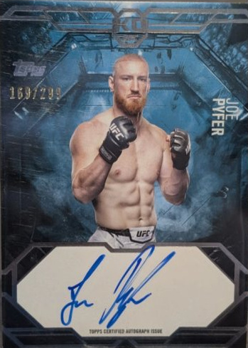 Joe Pyfer 2025 Topps Knockout UFC Knockout Autographs #KA-JP Red