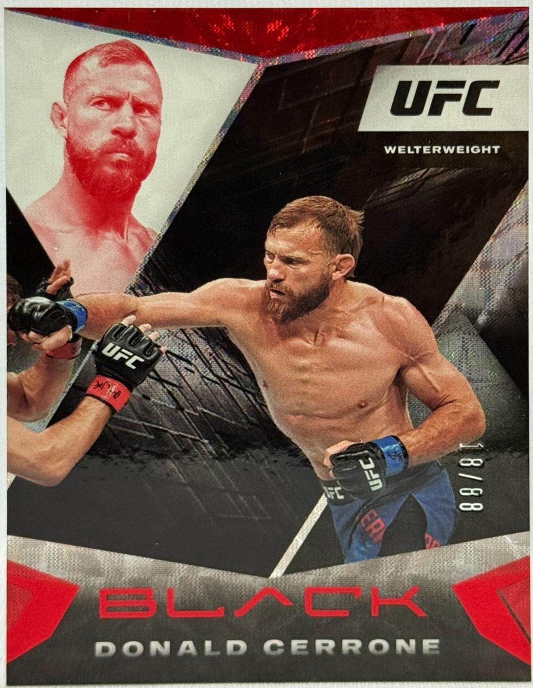 Donald Cerrone 2021 Panini Chronicles UFC Base Black #117 Asia Red