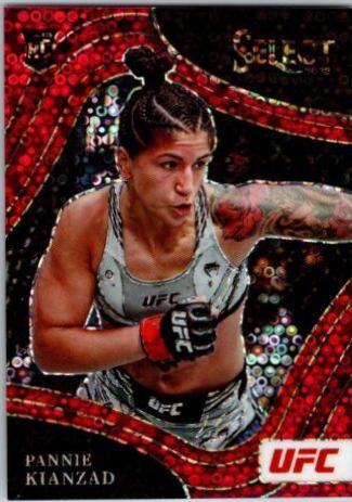 Pannie Kianzad 2022 Panini Select UFC Octagonside #214 Red Disco