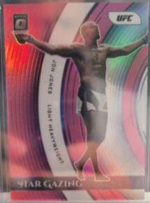 Jon Jones 2022 Panini Donruss Optic UFC Star Gazing #23 Pink
