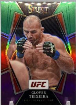 Glover Teixeira 2022 Panini Select UFC Premier Level #113 Green and Purple